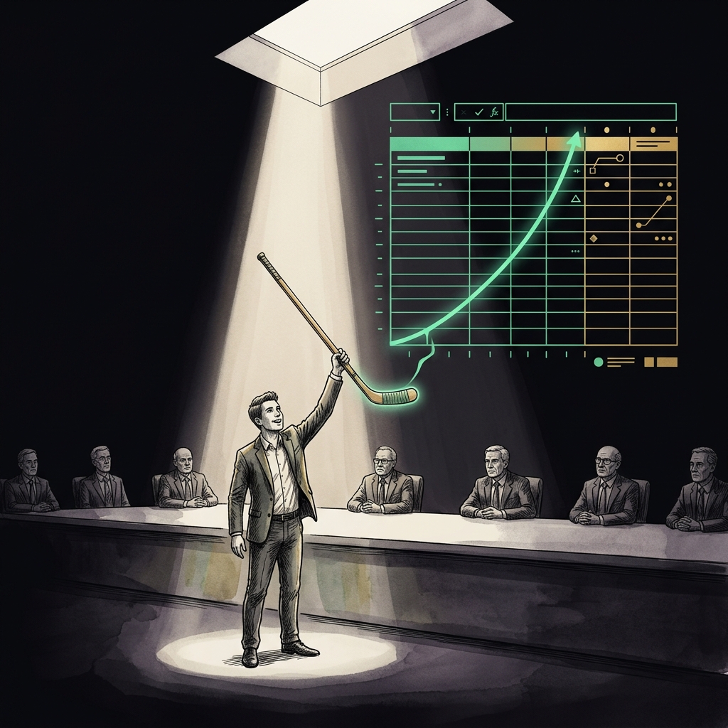 Startup Financial Projections Hockey Stick Curves: Why Year 3 Revenue Assumptions Trigger Investor Pattern Recognition